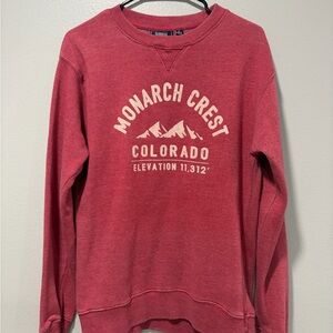 Red Monarch Crest Sweatshirt